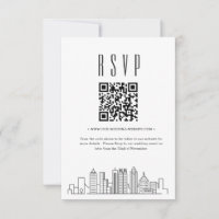 Atlanta, Georgia Wedding Código QR RSVP
