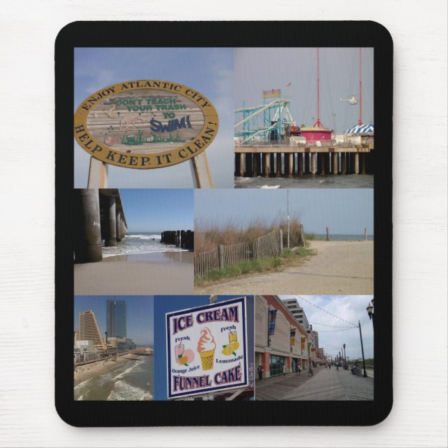Atlantic City Boardwalk Mousepad (Frente)