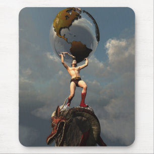 Atlas no Mousepad de Titã