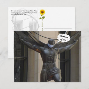 Atlas, Pensando em Você - Cartão postal H NYC