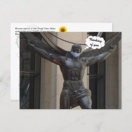 Atlas, Pensando em você - Cartão postal NYC H