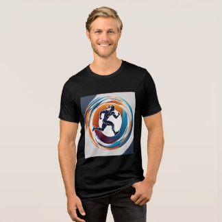 Atleta Dinâmico Correndo T-Shirt - Perfeito para E
