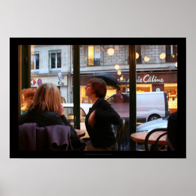 Atmosfera parisiense Caline Rue Rambuteau Poster (Frente)