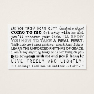 Ato planejado de gentileza cristã (P.A.C.K.) Cartã