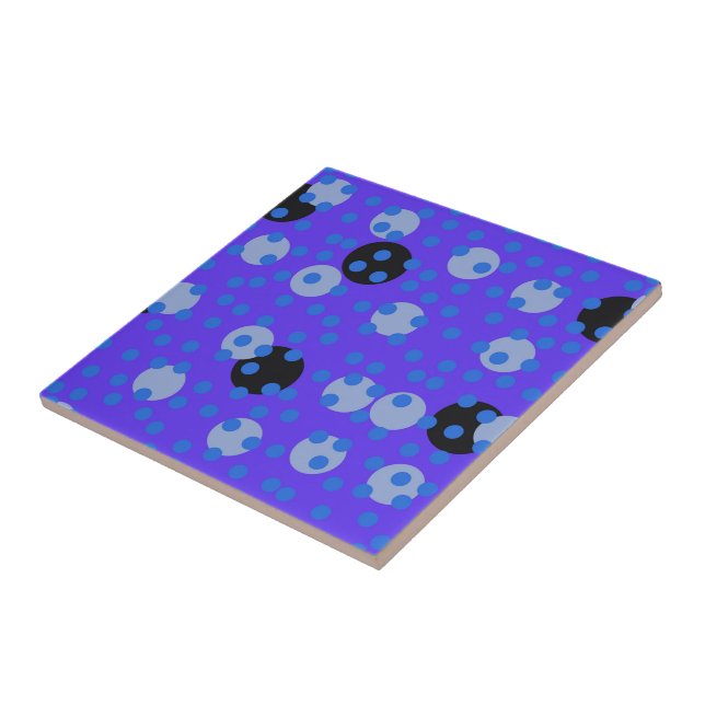 Atomic Blueberry - Retro Polka Dot Dream   (Lateral)