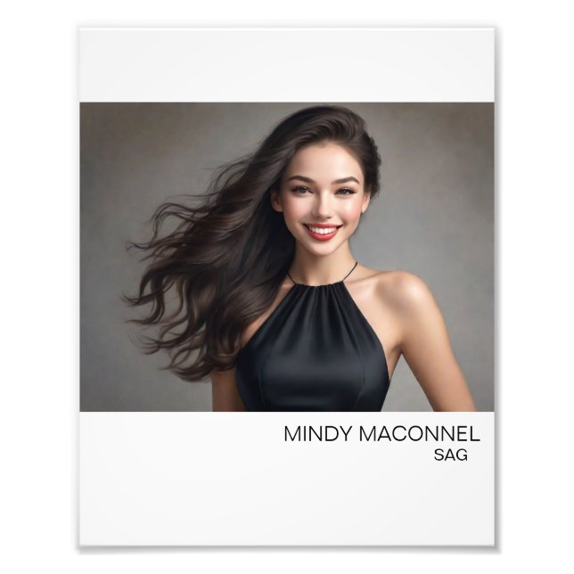 Ator de Hollywood Fotografia de Cena de Atriz Pais (Frente)