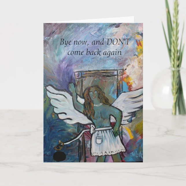 Atordoar adeus ao cartão de relacionamento ruim (Frente)