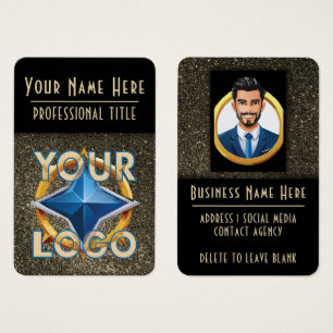 Atores Dourados de luxo negros profissionais