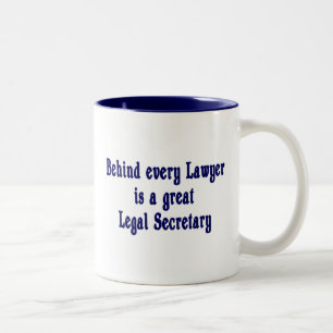 Atrás de cada advogado - caneca do Paralegal