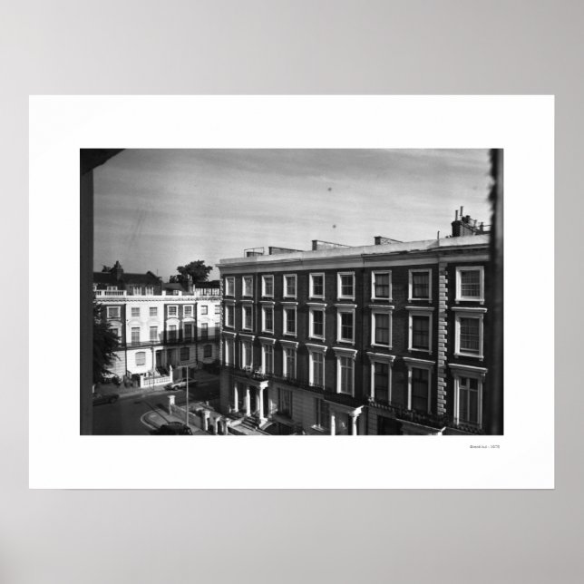 ATRAVÉS DA JANELA London Photoographic Poster (Frente)