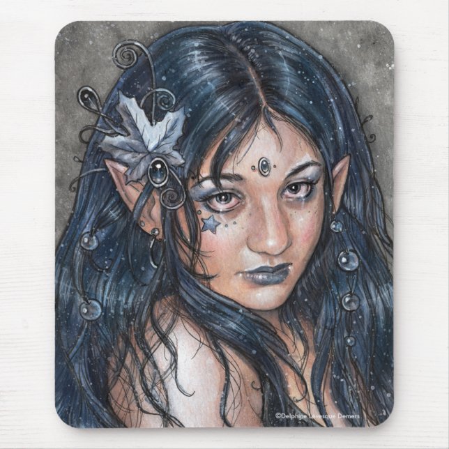 Através da noite eu vi sua fada Mousepad da cara (Frente)