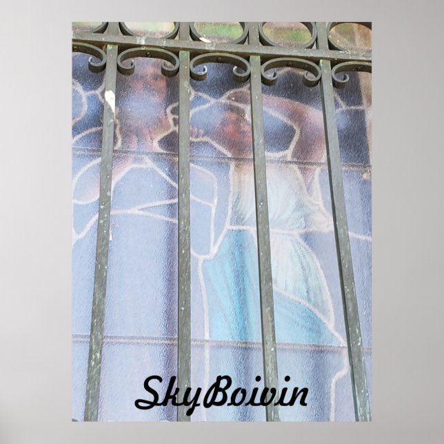 através do Impressão dos bares, Papel Poster de va (Frente)