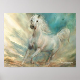 Através Do Poster De Arte Do Céu Do Windswept/Impr