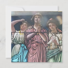 através do poster de vidro