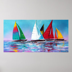 Através do poster do mar