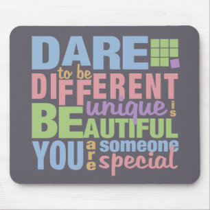 Atreve-se a ser diferente do mouse pad personaliza