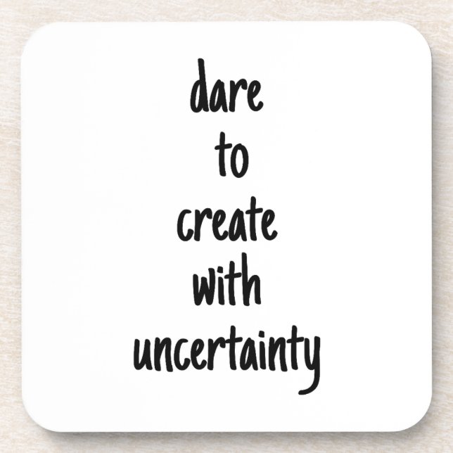 Atrevida-se a Criar a Porta copos plástica do Duro (Frente)