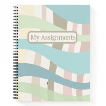 Atribuição de Linhas onduladas espessas pastel