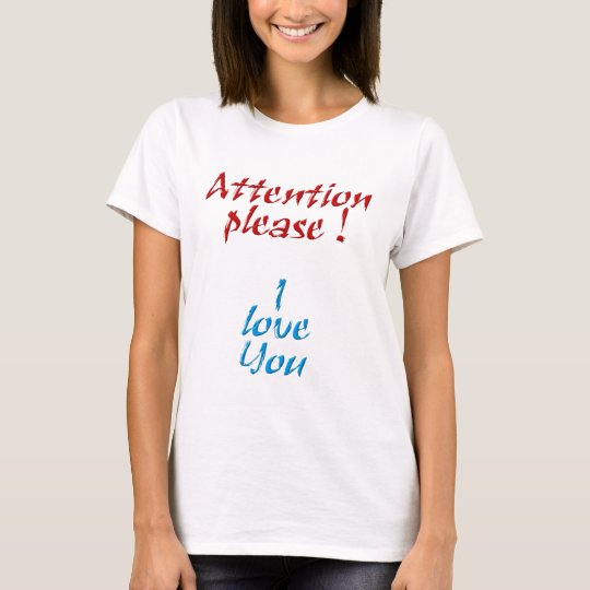 Attention please camiseta