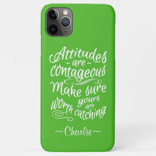 ATTITUDES capas de telefone personalizadas de nome