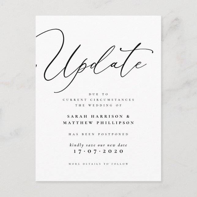 Atualização Script adiou Anúncio de Casamento (Frente)