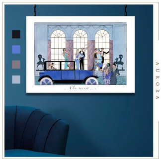 Au Revoir 1920 por George Barbier Poster