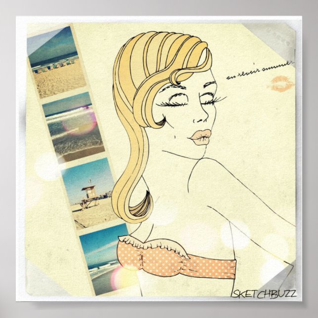 Au Revoir Summer Mini Poster (Frente)