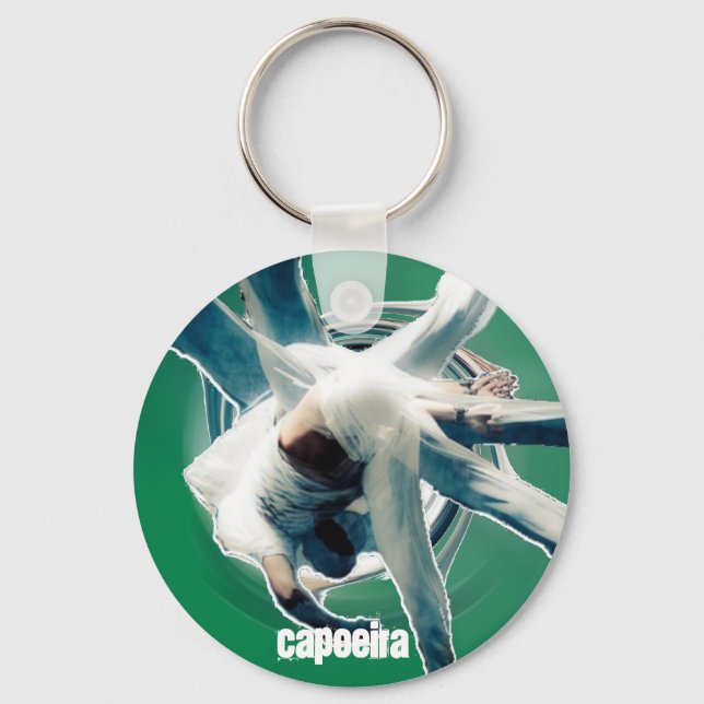 au sem mao green, capoeira chaveiro (Frente)