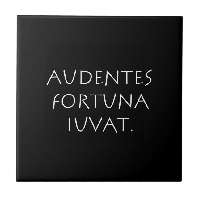 Aubas fortuna iuvat (Frente)