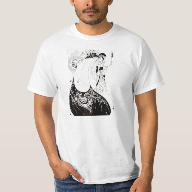 Aubrey Beardsley, A Camiseta da Camisa de Pavão (Frente)