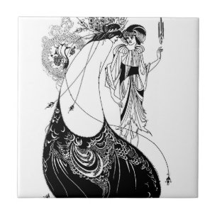 Aubrey Beardsley A Saia do Pavão Art Nouveau