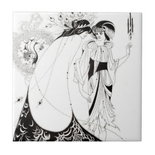 Aubrey Beardsley O Azulejo Da Camisa De Pavão