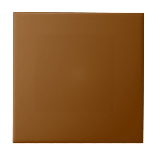 Auburn Brown Solid Color | Elegante Clássico (Frente)