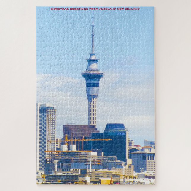 Auckland Nova Zelândia Quebra-cabeça (Vertical)