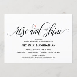 Audição de casamento poste moderno e cartão de con