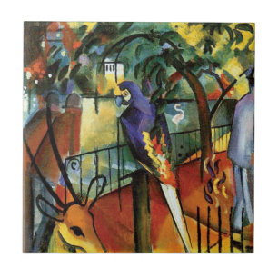Auguste Macke - Jardim Zoológico Amante de Animais