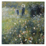 Auguste Renoir - Mulher com Parasol num Jardim<br><div class="desc">Mulher com Parasol no Jardim de Auguste Renoir, 1875. Auguste Renoir era um artista francês que era um pintor de destaque no desenvolvimento do estilo impressionista. Como celebradora da beleza, e especialmente da sensualidade feminina, foi dito que "Renoir é o representante final de uma tradição que vai diretamente de Rubens...</div>