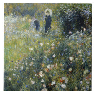 Auguste Renoir - Mulher com Parasol num Jardim