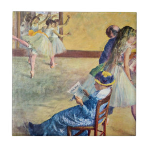 Aula de Balé, o Salão de Dança por Edgar Degas