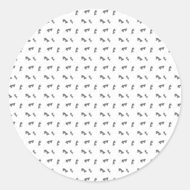 Aumente sua Marca com adesivos redondos clássicos (Frente)