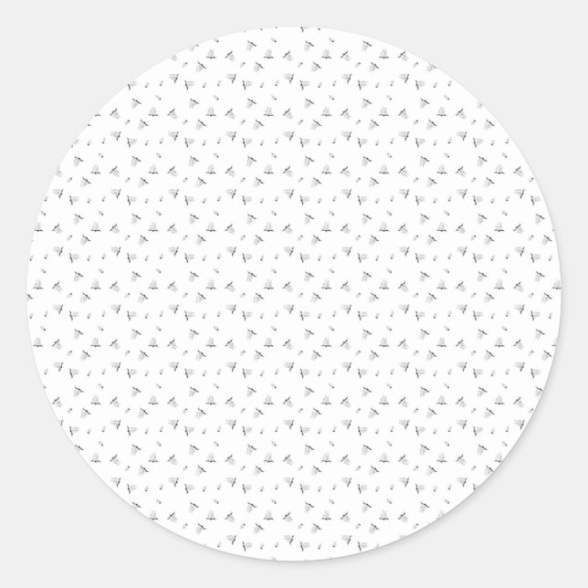 Aumente sua Marca com adesivos redondos clássicos (Frente)