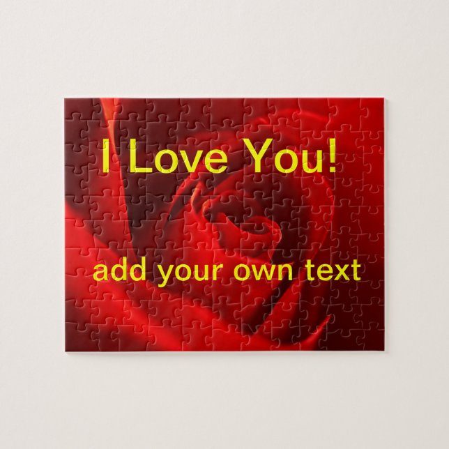 Aumentou eu te amo o quebra-cabeça (Horizontal)