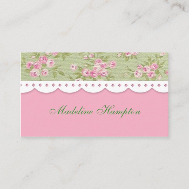 Aumentou o cartão de visita extravagante (Frente)