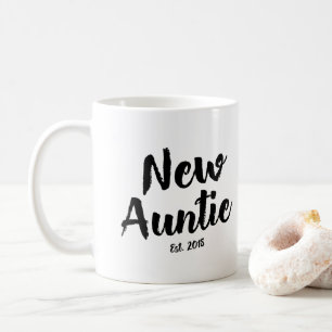 Auntie novo Est. 2018, caneca de café futura da