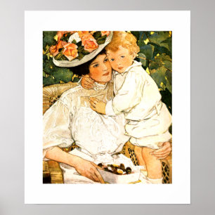 "Auntie" pelo poster de Jessie Willcox Smith