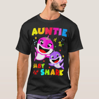 Auntie Shark Auntie Auntie Auntie Shark Camisetas