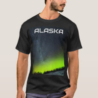 Aurora Boreal Luzes do Norte Noruega Camiseta Árti