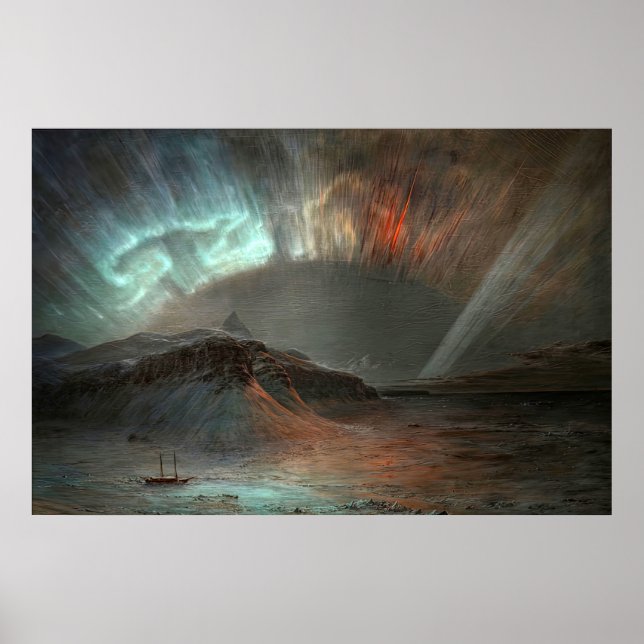Aurora Borealis Poster (Frente)
