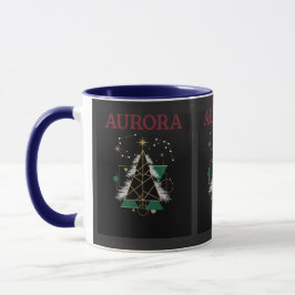 AURORA – Caneca de Natal Vetorizada para Férias de