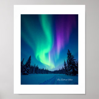Aurora Glow – Northern Lights Poster